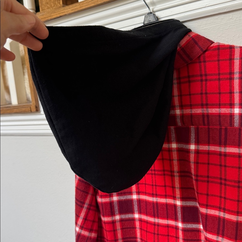 Red Plaid Long Sleeve Shirt - Picture 5 of 7